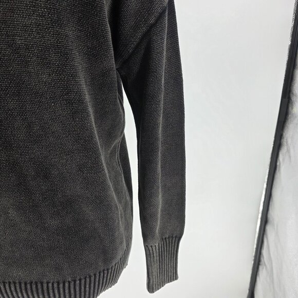 Alison Sheri Womens Grey Sweater With Pink Heart Size S/P Wool & Polyester Blend - Picture 6 of 12